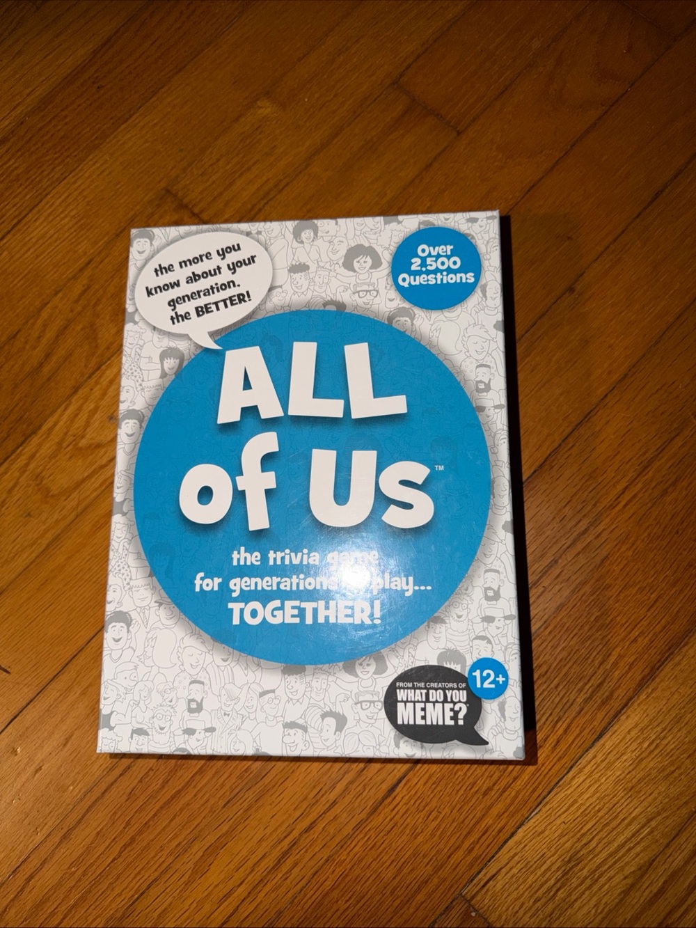 ALL of Us Trivia Game - Blue - Family Trivia for All Ages